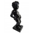 Statue en résine noire le célèbre Manneken-Pis 15 cm