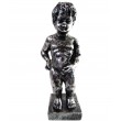 Statue Manneken-Pis en résine acier le célèbre Belge15 cm