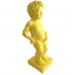 Statue en résine jaune le célèbre Manneken-Pis 15 cm