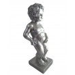 Statue en résine argentée le célèbre Manneken-Pis 15 cm