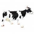 Statue en résine vache noire et blanche - 80 cm