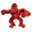 Statue en résine Donkey Kong gorille singe rouge chromé 18 cm