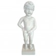 Statue Manneken-Pis en résine blanc le célèbre Belge 45 cm