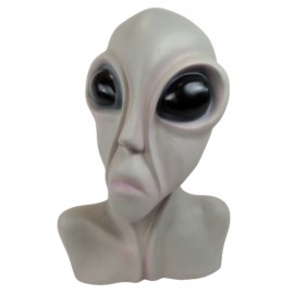 Statue BUSTE tête Roswell en résine XXL extraterrestre alien 55 cm