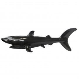 Statue en résine requin squale noir 130 cm