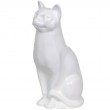 Statue en résine CHAT blanc - 40 cm