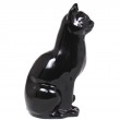 Statue en résine CHAT noir - 40 cm