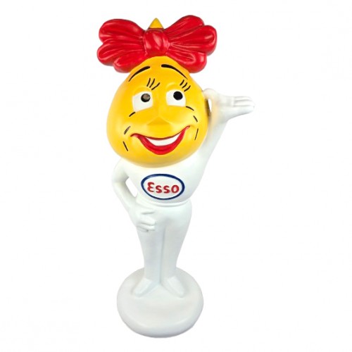 Statue Esso en résine femme 80 cm