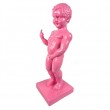 Manneken-Pis en résine rose doigt d'honneur 60 cm - 2