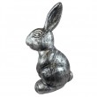 Lapin résine XXL acier 85 cm