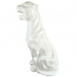 Statue panthère résine blanche 80 cm