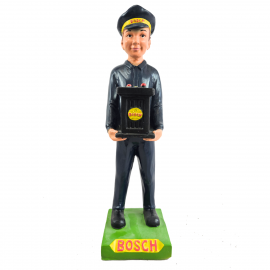 Statue personnage Bosch en résine 40 cm – déco vintage garage