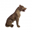 Statue chien American Bully en résine 53 cm – déco réaliste intérieur extérieur