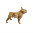 Statue bouledogue français en résine 50 cm – déco réaliste intérieur extérieur
