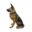 Statue berger allemand assis 70 cm – réaliste pour déco maison ou jardin - 4