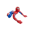 Statue Spiderman rouge en résine 86 cm – à poser ou fixer au mur - 4