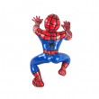 Statue Spiderman rouge en résine 86 cm – à poser ou fixer au mur - 5