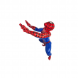 Statue Spiderman rouge en résine 86 cm – à poser ou fixer au mur - 6