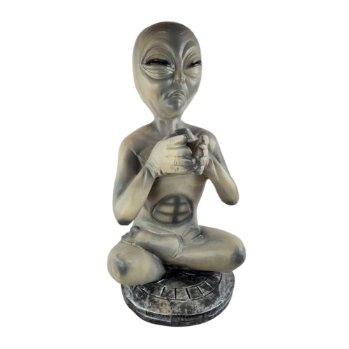 Statue extraterrestre en résine 100 cm – Déco insolite