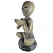 Statue extraterrestre en résine 100 cm – Déco insolite - 2
