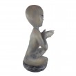 Statue extraterrestre en résine 100 cm – Déco insolite - 3