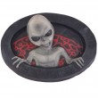 Statue alien mural en résine 93x70 cm – Déco murale originale - 4