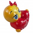 Statue Smiley Emoji Love You en Résine – Déco Fun et Colorée 29 cm - 2