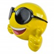 Statue Smiley Emoji Cool en Résine avec Lunettes – 33 cm - 2