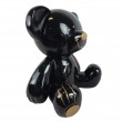 Statue Ours en Résine Noir & Or – 35 cm - 3