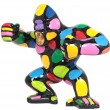 Statue Gorille en Résine Motif Géométrique – 70 cm - 2
