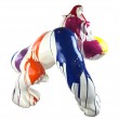 Statue gorille Donkey Kong 96 cm – résine multicolore déco pop art