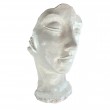 Statue Visage Moderne en Résine Blanche XXL – 120 cm - 1