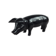 Statue Cochon Noir en Résine – 60 cm