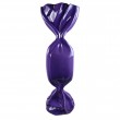 Statue Bonbon Violet XXL 100 cm - Résine Brillante - 1