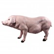 Statue Cochon Rose R&eacute;aliste 100 cm - R&eacute;sine D&eacute;coration