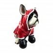 Statue en résine 27 cm – Bouledogue français boxer rouge - 2