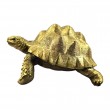 Statue en résine 40 cm – Tortue dorée décorative XXL - 2
