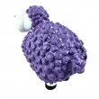 Statue Mouton Résine Violet 23cm Tête Blanche Déco Jardin - 2