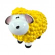 Statue Mouton Résine Jaune 23cm Déco Jardin Intérieur Lumineux - 2