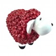 Statue Mouton Résine Bordeaux 23cm Déco Jardin Intérieur - 3