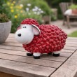 Statue Mouton Résine Bordeaux 23cm Déco Jardin Intérieur - 8