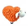 Statue Mouton Résine Orange 23cm Déco Jardin Intérieur Vif - 3