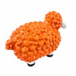Statue Mouton Résine Orange 23cm Déco Jardin Intérieur Vif - 4