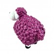 Statue Mouton Résine Magenta 23cm Déco Jardin Intérieur - 3