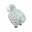 Statue Mouton Résine Argenté 23cm Déco Jardin Intérieur - 3