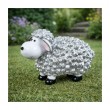 Statue Mouton Résine Argenté 23cm Déco Jardin Intérieur - 6