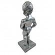 Figurine Manneken Pis décorative résine acier 35 cm - 4