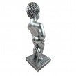 Figurine Manneken Pis décorative résine acier 35 cm - 5