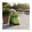 Statue grenouille XXL résine verte 55 cm jardin - 8