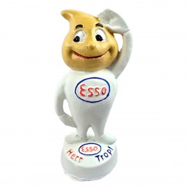 Statue homme goutte résine vintage station rétro 24 cm